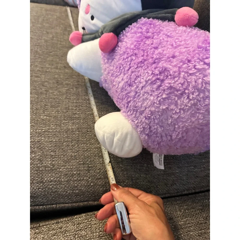 Hello Kitty And Friends Kuromi Plush Pillow Pal Stuffed Animal Purple Gray EUC‎